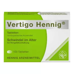 VERTIGO HENNIG Tablete, 100 kom