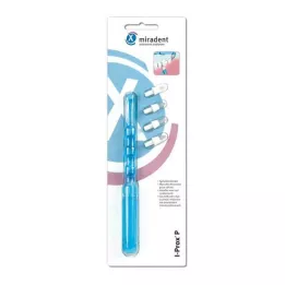 MIRADENT Komplet šiljastih četkica I-Prox P tra.blue 1H.4B., 1 kom