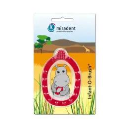 MIRADENT Dječja učeća četkica za zube Infant-O-Brush crvena, 1 kom