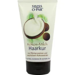 Tretman za kosu s kokosovim mlijekom Swiss O Par, 150 ml
