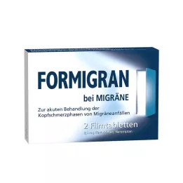 FORMIGRAN Filmom obložene tablete, 2 kom