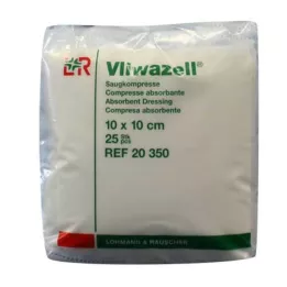 VLIWAZELL Upijajuće komprese nesterilne 10x10 cm, 25 kom