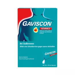 GAVISCON Advance Peppermint suspenzija, 12X10 ml