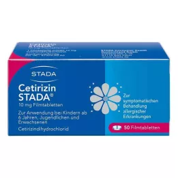 CETIRIZIN STADA 10 mg filmom obložene tablete, 50 kom