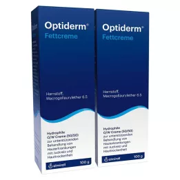 OPTIDERM Masno vrhnje, 2X100 g