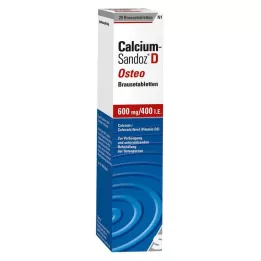 CALCIUM SANDOZ D Osteo šumeće tablete, 20 kom