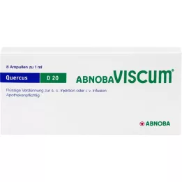ABNOBAVISCUM Quercus D 20 ampula, 8 kom