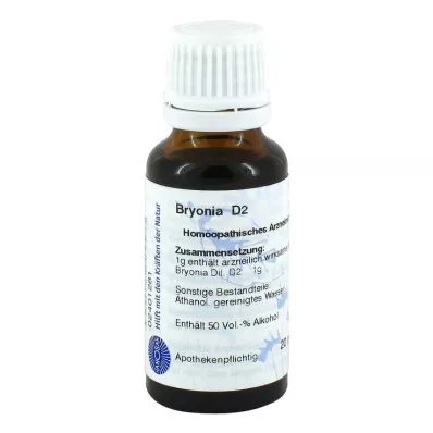 BRYONIA D 2 razrjeđenje, 20 ml