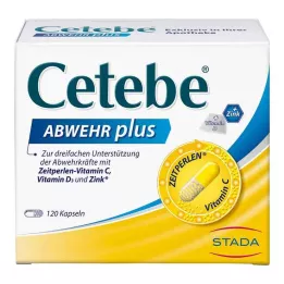 CETEBE ABWEHR plus vitamin C+vitamin D3+cink kapsule, 120 kom