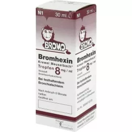 BROMHEXIN KREWEW MEUSELB.DROPTEN 8MG/ML, 30 ml