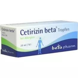 Cetirizine beta drops, 20 ml
