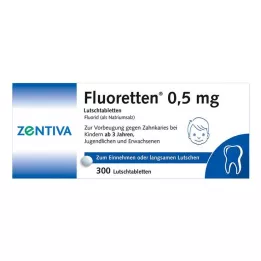FLUORETTEN 0,5 mg tablete, 300 kom