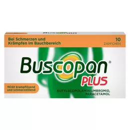 BUSCOPAN plus 10 mg/800 mg čepići, 10 kom