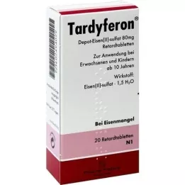 TARDYFERON Retard tablete, 20 sati