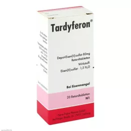 TARDYFERON Tablete s produljenim oslobađanjem, 20 kom