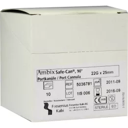 AMBIX Safe-Can Portpunkt.Kan.22 Gx25 mm zakrivljena, 10 kom