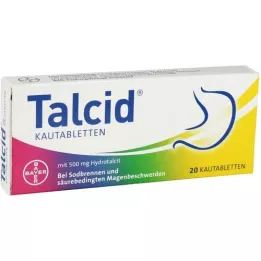 TALCID Tablete za žvakanje, 20 sati
