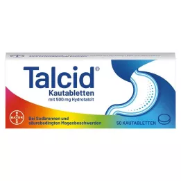 TALCID Tablete za žvakanje, 50 kom