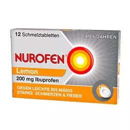 NUROFEN 200 mg Lemon topljive tablete, 12 kom