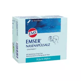 EMSER Fiziološka bočica soli za ispiranje nosa, 20 kom