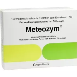 METEOZYM Tablete prekrivene filmom, 100 ST