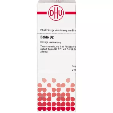 BOLDO D 2 razrjeđenje, 20 ml BOLDO D 2 razrjeđenje, 20 ml