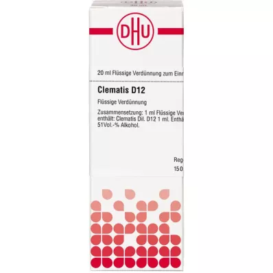 CLEMATIS D12 razrjeđenje, 20 ml CLEMATIS D12 razrjeđenje, 20 ml