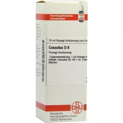 COCCULUS D 8 razrjeđenje, 20 ml