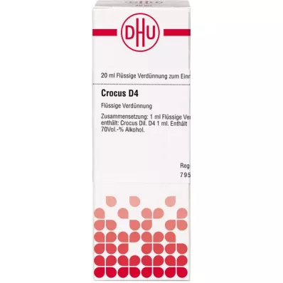 CROCUS D 4 Razrjeđenje, 20 ml