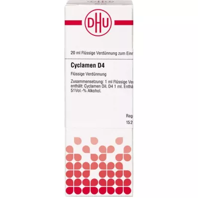 CYCLAMEN D 4 Razrjeđenje, 20 ml CYCLAMEN D 4 Razrjeđenje, 20 ml