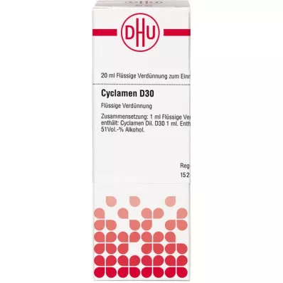 CYCLAMEN D 30 razrjeđenje, 20 ml CYCLAMEN D 30 razrjeđenje, 20 ml