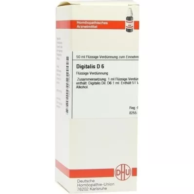 DIGITALIS D 6 Razrjeđenje, 50 mL