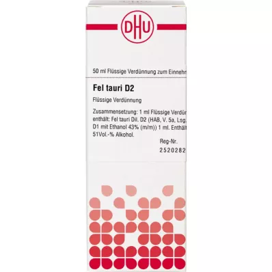 FEL TAURI D 2 razrjeđenje, 50 mL FEL TAURI D 2 razrjeđenje, 50 mL