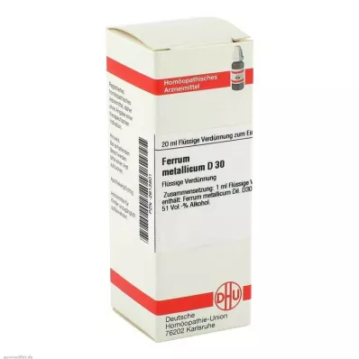FERRUM METALLICUM D 30 razrjeđenje, 20 ml