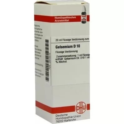 GELSEMIUM D10 razrjeđenje, 20 ml