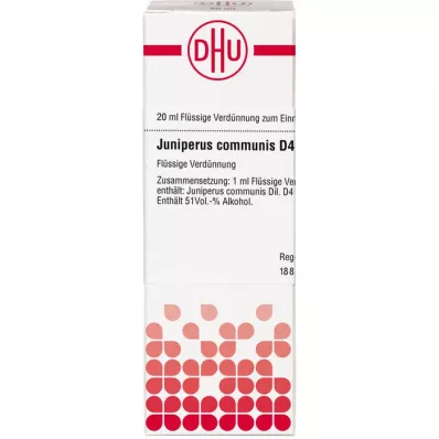 JUNIPERUS COMMUNIS D 4 razrjeđenje, 20 ml