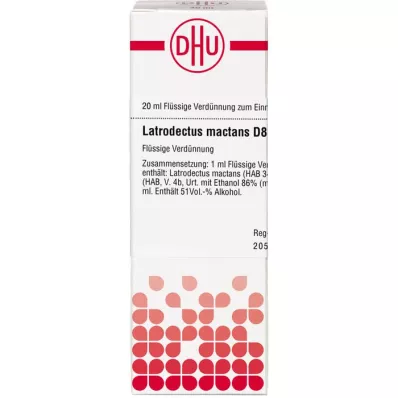 LATRODECTUS mactans D 8 Razrjeđenje, 20 ml