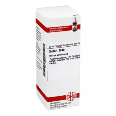 SULFUR D 30 razrjeđenje, 20 ml SULFUR D 30 razrjeđenje, 20 ml