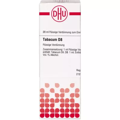 TABACUM D 8 Razrjeđenje, 20 ml TABACUM D 8 Razrjeđenje, 20 ml