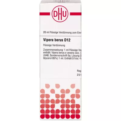 VIPERA BERUS D 12 Razrjeđenje, 20 ml VIPERA BERUS D 12 Razrjeđenje, 20 ml