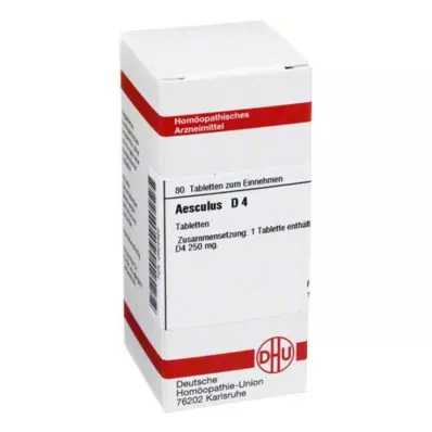 AESCULUS D 4 tablete, 80 kom