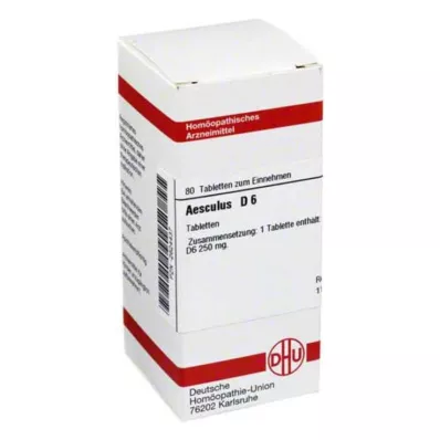 AESCULUS D 6 tableta, 80 kom