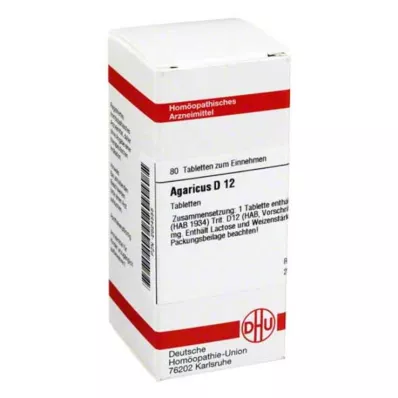 AGARICUS D 12 tableta, 80 kom