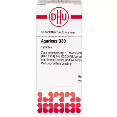 AGARICUS D 30 tableta, 80 kom