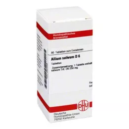 ALLIUM SATIVUM D 6 tableta, 80 kom