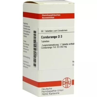 CONDURANGO D 3 tablete, 80 kom CONDURANGO D 3 tablete, 80 kom