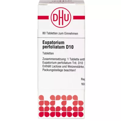 EUPATORIUM PERFOLIATUM D 10 tableta, 80 kom EUPATORIUM PERFOLIATUM D 10 tableta, 80 kom