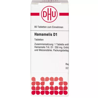 HAMAMELIS D 1 tablete, 80 ST HAMAMELIS D 1 tablete, 80 ST
