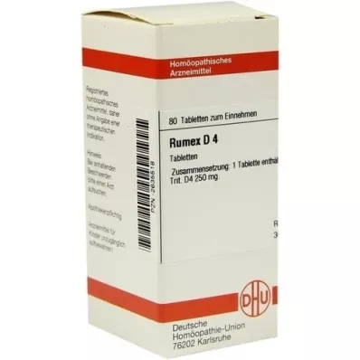 RUMEX D 4 tablete, 80 ST RUMEX D 4 tablete, 80 ST
