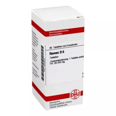 RUMEX D 6 tableta, 80 kom